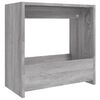vidaXL Hli&eth;arbor&eth; Gr&aacute;tt Sonoma 50x26x50 cm Samsettur Vi&eth;ur