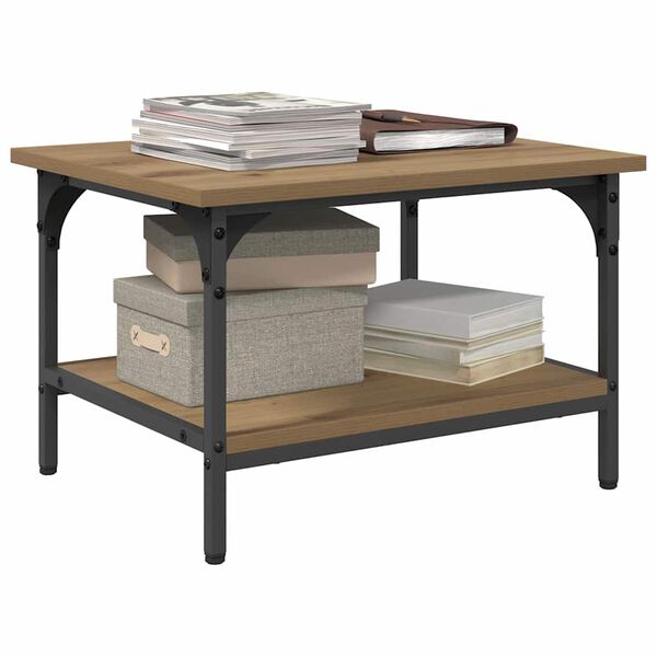 vidaXL Prentara standur Artisan Eik 50 x 40 x 38 cm Samsettur vi&eth;ur