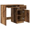 vidaXL Skrifbor&eth; Old Wood 86x49x76 cm Engineered Wood