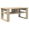 vidaXL S&oacute;fabor&eth; me&eth; geymslu Sonoma Eik 96 x 54 x 44 cm Samsettur vi&eth;ur