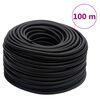 vidaXL Hybrid Loftslanga Svart 0,6" 100 m G&uacute;mm&iacute; og PVC