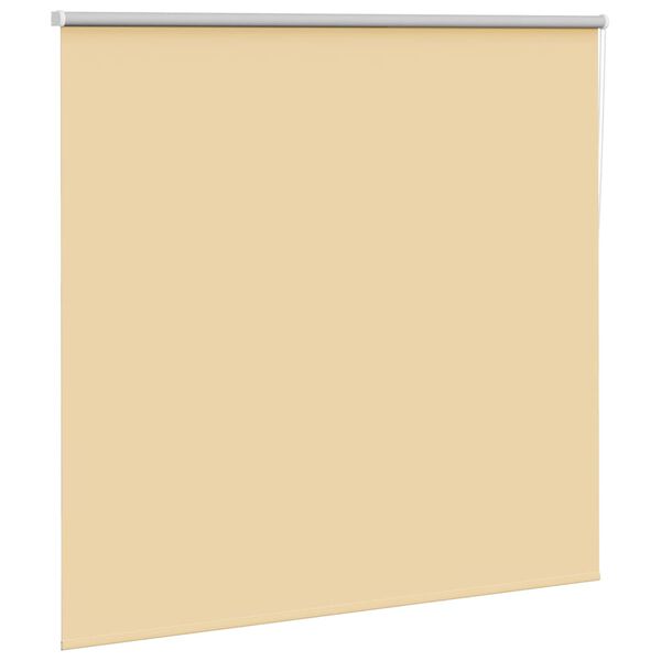 vidaXL R&uacute;llugard&iacute;nur Blackout Beige 155x130 cm Efni Breidd 151,6 cm