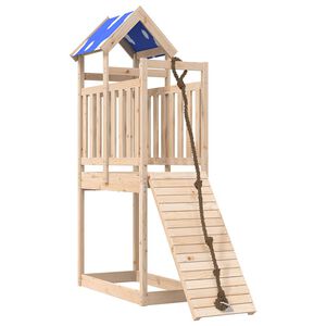 vidaXL Útileiktæki Gegnheil Fura