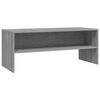 vidaXL Sj&oacute;nvarpssk&aacute;pur Gr&aacute;tt Sonoma 100x40x40 cm Samsettur Vi&eth;ur