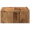 vidaXL sjónvarpsskápur með LED ljósum Old Wood 60x35x15,5 cm