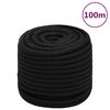 vidaXL B&aacute;tareipi Svartur 18 mm 100 m P&oacute;l&yacute;pr&oacute;p&yacute;len