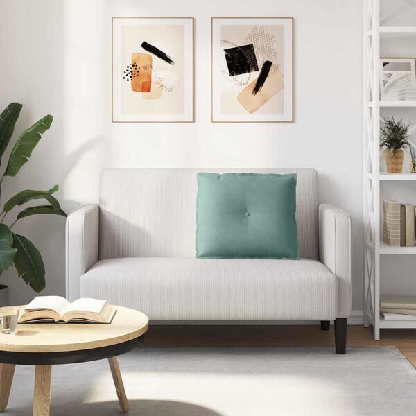 vidaXL Bakp&uacute;&eth;i Sj&oacute;gr&aelig;nn 60 x 50 cm Korduroy efni