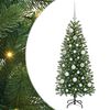 vidaXL Gervi j&oacute;latr&eacute; me&eth; 150 LED me&eth; standi Gr&aelig;nn 120 cm PE og PVC