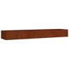 vidaXL Upph&aelig;kka&eth; Gar&eth;ker 360x80x40 cm Corten St&aacute;l