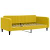 vidaXL Svefns&oacute;fi Gulur 100x200 cm Flauel