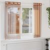 vidaXL Voile Gluggatjöld með Grommets 2 stk Terracotta