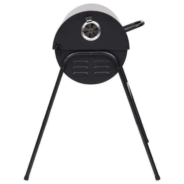 vidaXL tunnugrill með 2 grillristum Svart 80x95x90 cm Stál
