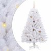vidaXL Gervi j&oacute;latr&eacute; Hv&iacute;tt 80 x 80 x 150 cm PVC og m&aacute;lmur