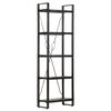 vidaXL B&oacute;kask&aacute;pur me&eth; 5 Hillum 60x30x180 cm Gegnheill Mang&oacute;vi&eth;ur