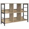 vidaXL Hilla Sonoma Eik 102 x 32 x 72,5 cm Samsettur vi&eth;ur