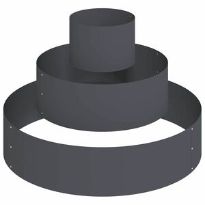 vidaXL Gar&eth;pl&ouml;ntukassi Antras&iacute;t 90 x 90 x 20 cm Kalt ofi&eth; st&aacute;l