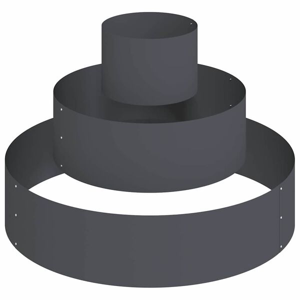 vidaXL Gar&eth;pl&ouml;ntukassi Antras&iacute;t 90 x 90 x 20 cm Kalt ofi&eth; st&aacute;l