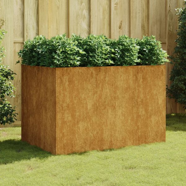 vidaXL Upphækkað Garðker 120x80x80 cm Corten Stál