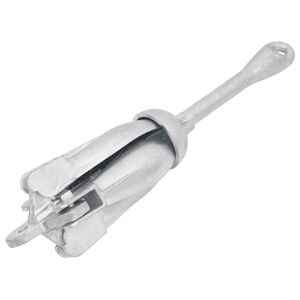 vidaXL Samanbrjótanlegt Akkeri Silfurlitað 3,2 kg Smíðajárn