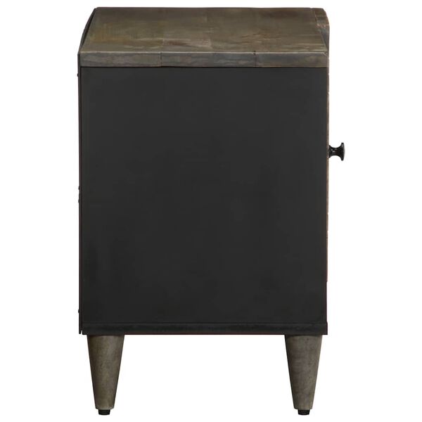 vidaXL sj&oacute;nvarpssk&aacute;pur Lj&oacute;sgr&aacute;r 80x31,5x46 cm Solid Wood Mang&oacute;