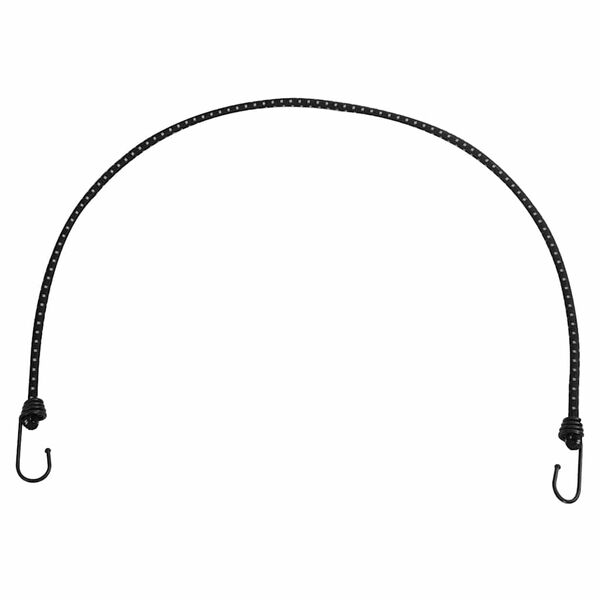 vidaXL Teygjusnúrur með Endurskinsröndum og Krókum 50 stk 100 cm