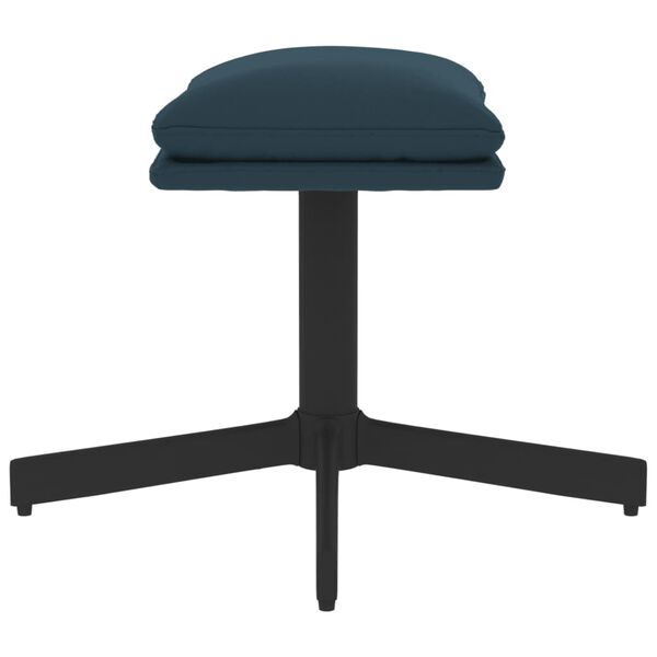 vidaXL F&oacute;taskemill Bl&aacute;r 60x60x36 cm Flauel