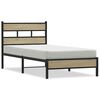 vidaXL R&uacute;mgrind &aacute;n D&yacute;nu Sonoma Eikarlitur 75x190 cm Samsettur Vi&eth;ur
