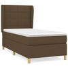 vidaXL H&oacute;lfa&eth; Springr&uacute;m me&eth; D&yacute;nu D&ouml;kkbr&uacute;nt 80x200 cm Tauefni