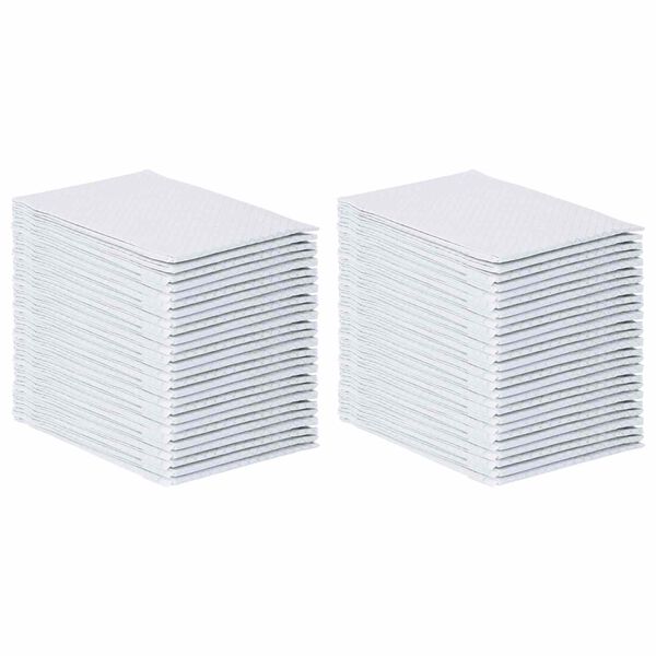 vidaXL Efnish&aacute;&eth; hundap&uacute;&eth;i 50 pcs Svartur og Hv&iacute;tt 90 x 60 cm