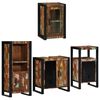 vidaXL Ba&eth;herbergismublasett 4 pcs Marglitur Solid endurn&yacute;ttur vi&eth;ur