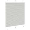 vidaXL Pleated Blind Lj&oacute;sgr&aacute;tt 120x150 cm Efni Breidd 119,4 cm