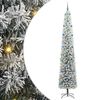 vidaXL Gervi j&oacute;latr&eacute; me&eth; 300 LED Gr&aelig;nn 270 cm PVC, st&aacute;l og plast
