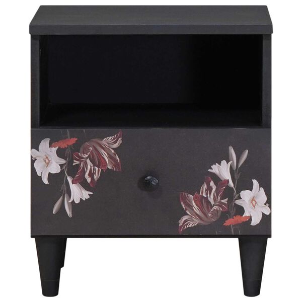 vidaXL N&aacute;ttbor&eth; me&eth; sk&uacute;ffu Br&uacute;nn 40 x 33 x 46 cm Hart mang&oacute;tr&eacute;