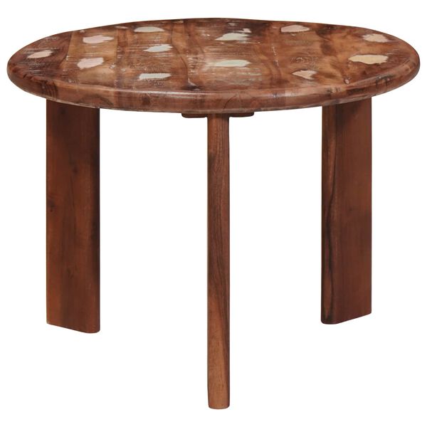 vidaXL Nestandi kaffibor&eth; 3 pcs Marglitur Solid endurn&yacute;ttur vi&eth;ur