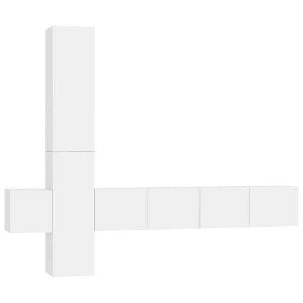 vidaXL 5 Parta Sj&oacute;nvarpssk&aacute;pasett Hv&iacute;tt Samsettur Vi&eth;ur