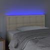 vidaXL LED H&ouml;f&eth;agafl 100x5x78/88 cm Rj&oacute;mahv&iacute;tt Le&eth;url&iacute;ki