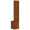 vidaXL Gar&eth;s b&uacute;na&eth; skj&aacute;r &Uacute;tskur&eth;ur Rusty 32 x 150 cm Ve&eth;ra&eth; st&aacute;l