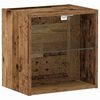 vidaXL Flottur hilla me&eth; LED lj&oacute;si me&eth; hillu Br&uacute;nn 40 x 28,5 x 40 cm