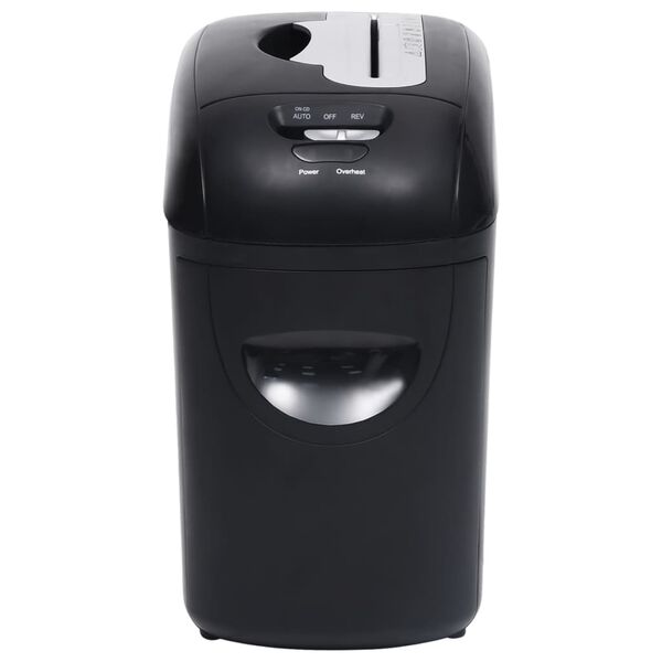 vidaXL Papp&iacute;rst&aelig;tari 10 Arkir M&iacute;kr&oacute;skur&eth;ur Svartur