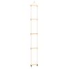 vidaXL Ka&eth;alstigi fyrir B&ouml;rn Gegnheill Vi&eth;ur og PE 30x168 cm