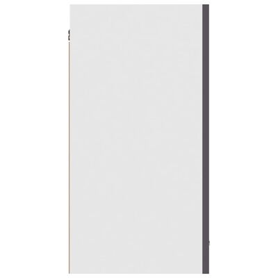 801283 vidaXL Hanging Cabinet High Gloss Grey 80x31x60 cm Chipboard