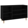 vidaXL Sk&oacute;sk&aacute;pur Svartur 102x36x60 cm Samsettur Vi&eth;ur