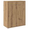 vidaXL skenkur Artisan Eik 60x30x75 cm Hanna&eth;ur vi&eth;ur