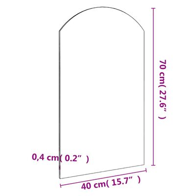 vidaXL Spegill 70x40 cm Gler