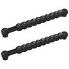 vidaXL F&oacute;tbolta Bor&eth; Teljarar 2 pcs Svart 30 x 2,2 x 2,9 cm HIPS