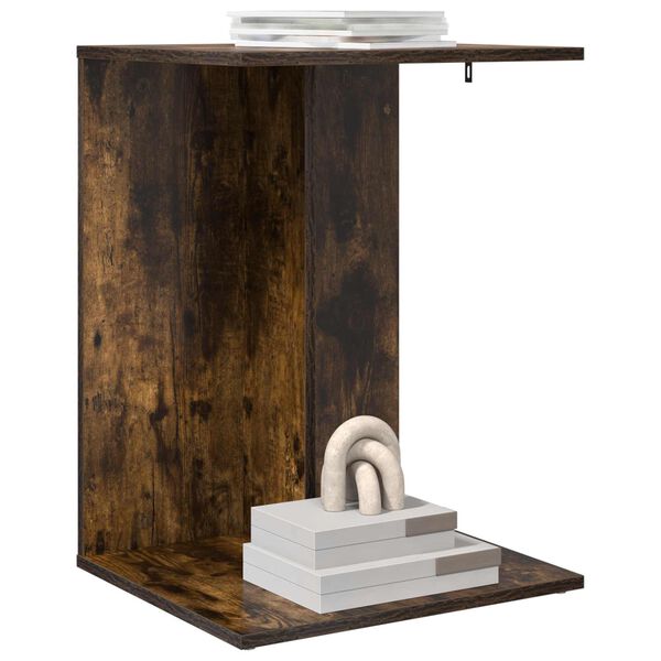 vidaXL Hli&eth;arbor&eth; Rau&eth;-eik 45 x 40 x 62,5 cm Samsettur vi&eth;ur