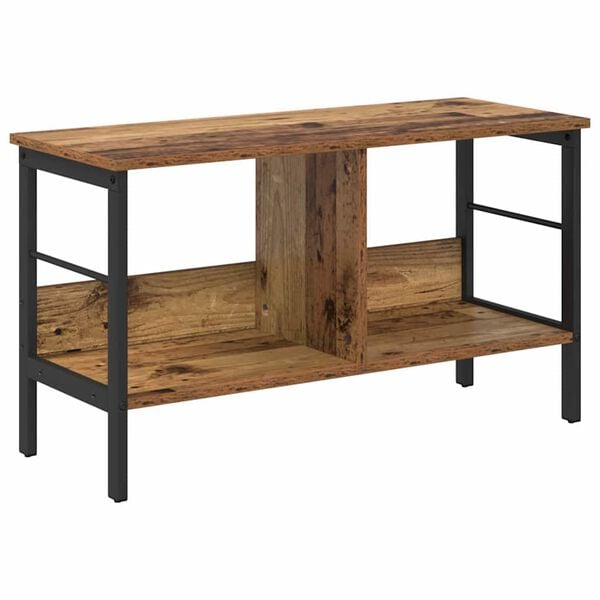 vidaXL Hilla Gamall vi&eth;ur 82 x 32 x 47 cm Samsettur vi&eth;ur