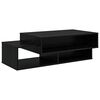 vidaXL S&oacute;fabor&eth; Svartur Eik 105 x 50 x 32,5 cm Samsettur vi&eth;ur