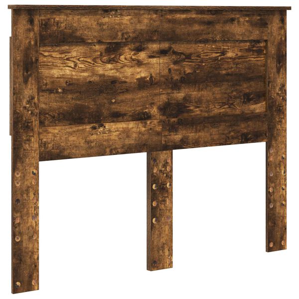 vidaXL H&ouml;f&eth;agafl me&eth; h&ouml;fu&eth;gafl Rau&eth;-eik 120 cm Samsettur vi&eth;ur