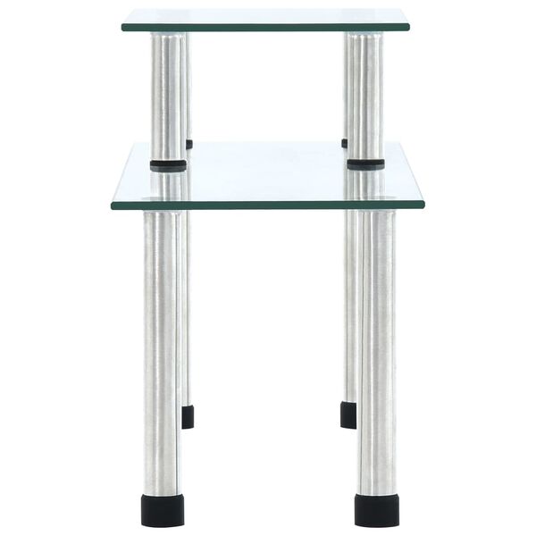 vidaXL Eldhúshilla Glær 45x16x26 cm Hert Gler